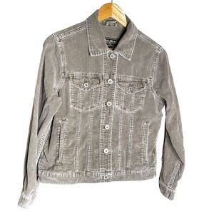 🔴 5 for $40 SALE! 
Eddie Bauer Petites Sage Green Corduroy Long Sleeve Jacket S